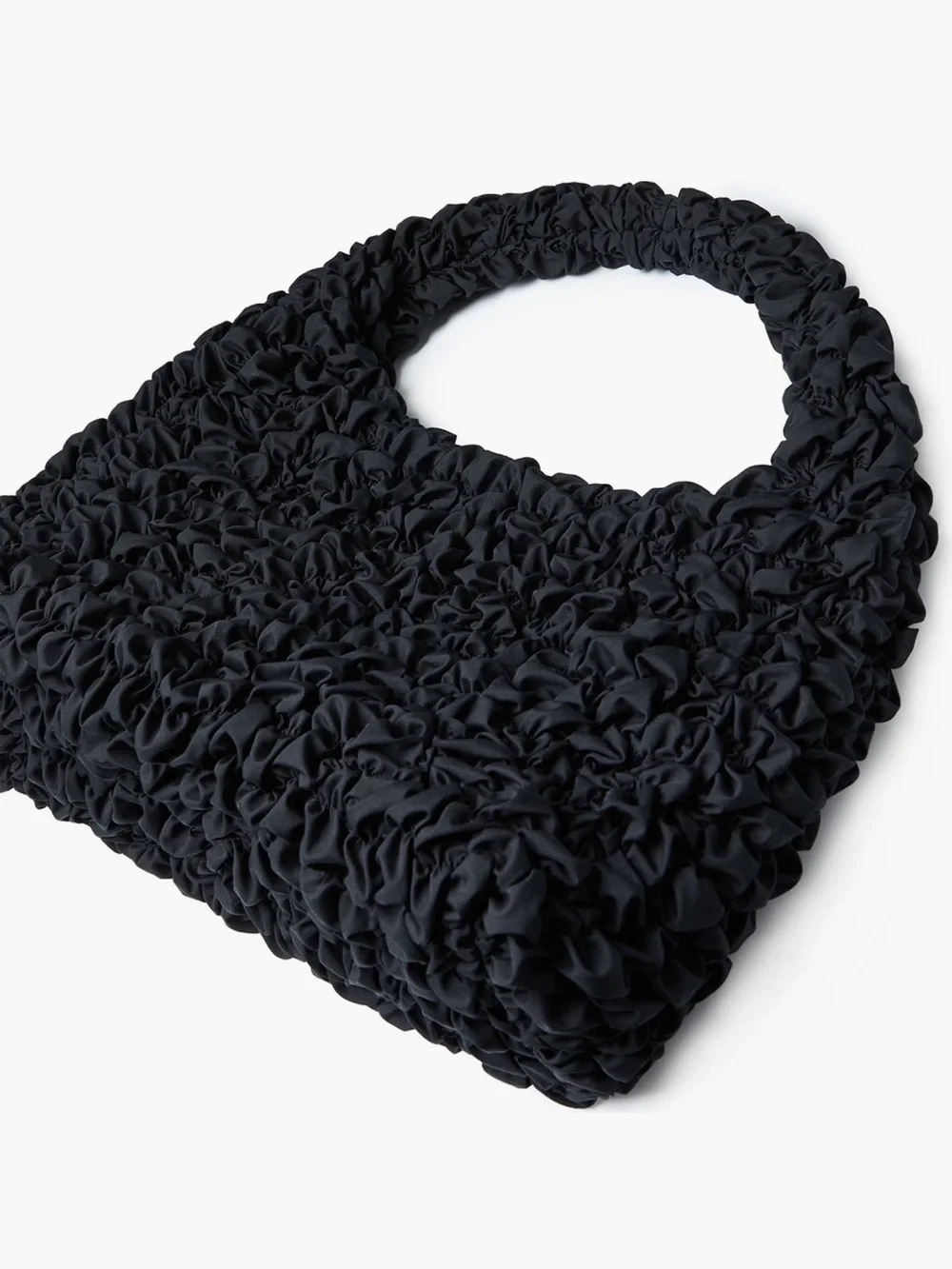 Loeffler Randall Black Ruched Hobo Bag